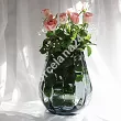 Wazon optyk pionowy 25,5 cm Krosno - Szaro-niebieski 44.WA-D058-0255SN