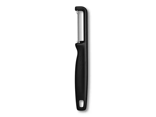 Obieraczka pionowa 16 cm Victorinox - Czarna ząbkowane ostrze V.AK.6.0943.3 Obieraczka pionowa 16 cm Victorinox - Czarna ząbkowane ostrze V.AK.6.0943.3
