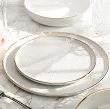 Serwis obiadowo - herbaciany na 6 osób (24 el.) Lubiana - Ankara Gold 1608D Natrysk