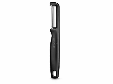 Obieraczka dwustronna Victorinox - Czarna ząbkowane ostrze V.AK.6.0942.3