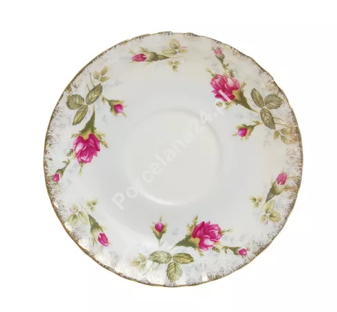 Spodek 17 cm Chodzież - Iwona B013 ZŁOCONA RÓŻA Spodek 17 cm Chodzież - Iwona B013 ZŁOCONA RÓŻA