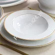 Komplet talerzy na 6 osób (18el) Bogucice - New Hollis Gold 1133