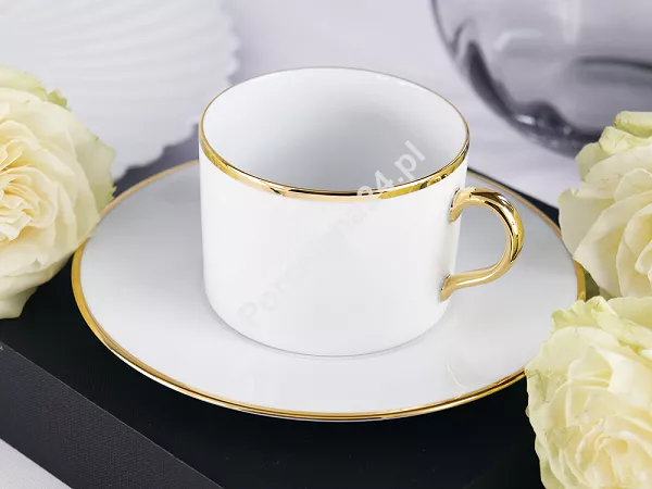 Filiżanka ze spodkiem 0,23 L / 16 cm Porcel - Premium Gold GIFT BOX 10.PRG.FS23 Filiżanka ze spodkiem 0,23 L / 16 cm Porcel - Premium Gold GIFT BOX 10.PRG.FS23
