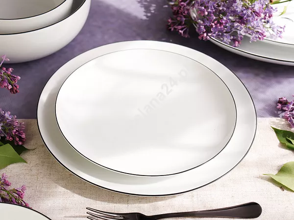 Serwis obiadowy na 6 osób (20el.) Bogucice - Base Black 1227 Serwis obiadowy na 6 osób (20el.) Bogucice - Base Black 1227