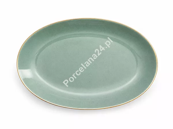 Półmisek 31 cm  Bogucice - Alumina Granite Mint Blue Gold 1129G Półmisek 31 cm  Bogucice - Alumina Granite Mint Blue Gold 1129G