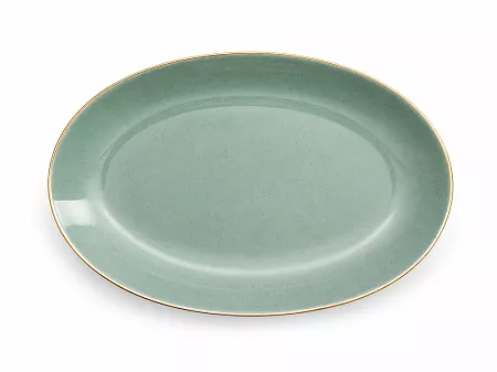 Półmisek 31 cm  Bogucice - Alumina Granite Mint Blue Gold 1129G