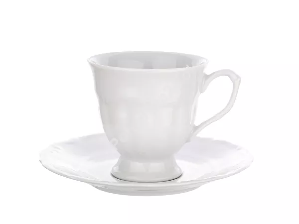Filiżanka ze spodkiem (wysoka) 0,21 L / 15,7 cm Chodzież - Maria Teresa C000 BIAŁA Filiżanka ze spodkiem (wysoka) 0,21 L / 15,7 cm Chodzież - Maria Teresa C000 BIAŁA