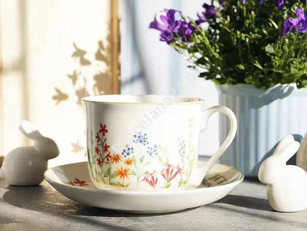 Filiżanka jumbo ze spodkiem 0,45 L Altom Design - Przebudzenie Natury 07.PN.1305 Filiżanka jumbo ze spodkiem 0,45 L Altom Design - Przebudzenie Natury 07.PN.1305