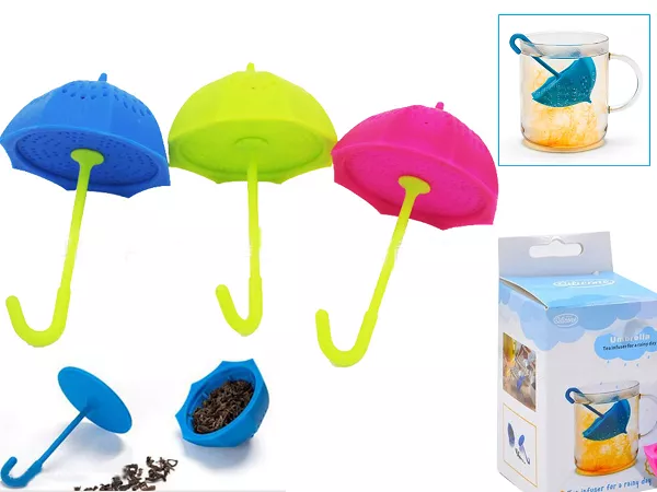 Zaparzacz silikonowy do herbaty Sagrado - Parasol Różowy 33.888-1140-R Zaparzacz silikonowy do herbaty Sagrado - Parasol Różowy 33.888-1140-R