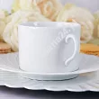 Filiżanka ze spodkiem 0,23 L / 16 cm Porcel - Empire Silk GIFT BOX 10.EMS.FS23