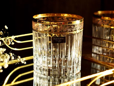 Kpl. szklanek 360 ml (6szt)  Bohemia Prestige - Timeless Dorato 4SB.TID.949667