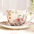Filiżanka ze spodkiem 0,28 L Duo - Vintage Flowers White 15.VIN-W.FS28