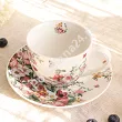 Filiżanka ze spodkiem 0,28 L Duo - Vintage Flowers White 15.VIN-W.FS28
