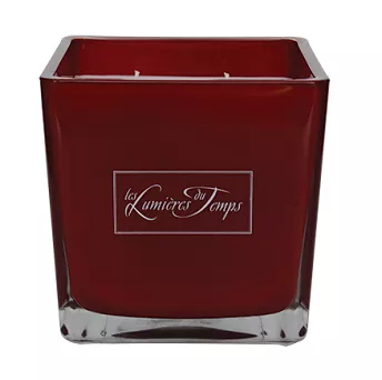 Świeca zapachowa w szkle LUXE 350g Clem-Goa - Sekret kwadrat BL05GR