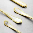 Komplet sztućców 65 cz. na 12 osób Hisar - Florence Gold (3.0/2.5 mm) złocone