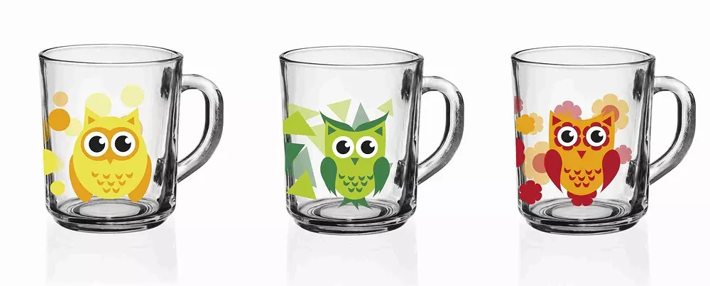 Kpl. kubków 200 ml (3 szt.) GLASMARK - Szymek Sowy 4G.09-0250-40086 Kpl. kubków 200 ml (3 szt.) GLASMARK - Szymek Sowy 4G.09-0250-40086