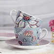 Komplet 2 filiżanek ze spodkiem 0,3 L Pip Studio - Flower Festival Light Blue 51.FFLB.004.107