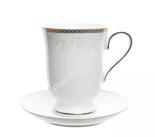 Filiżanka ze spodkiem 0,3 L / 14,5 cm Ćmielów - Astra B601 MARZENIE PLATYNOWE Filiżanka ze spodkiem 0,3 L / 14,5 cm Ćmielów - Astra B601 MARZENIE PLATYNOWE