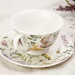 Komplet 2 filiżanek ze spodkami 0,25 l / 15 cm Duo - Pansy 15.PAN.K2FS