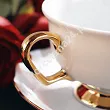 Filiżanka ze spodkiem 0,24 L / 14 cm Porcel - Premium Gold GIFT BOX 10.PRG.FS24