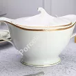 Serwis obiadowo - herbaciany na 12 osób (85 el.) Bogucice - Antonio Gold Plus 1171