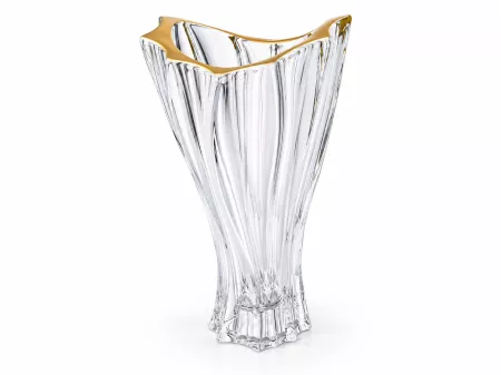 Wazon 32 cm Bohemia - PLANTICA GOLD RIM  4SB.PLAGOR.524592